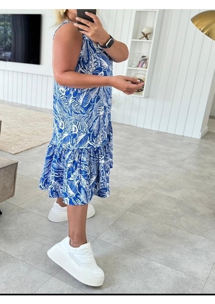 Eteği Fırfırlı Kalın Askılı Elbise fiyatları