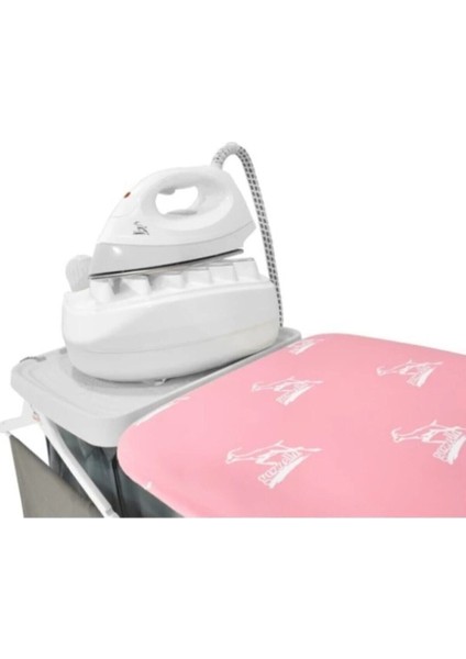 Pembe Gazzella On-board Sm/900 Ütü Masası, Konforlu ve Şık Ütü Deneyimi