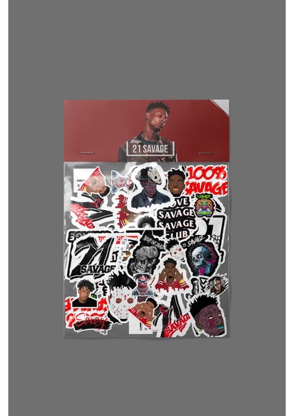 21 Savage Sticker Paketi