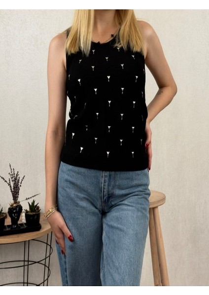 Taşlı Detaylı Atlet Body fiyatları