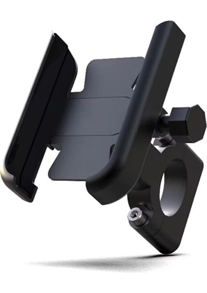 Aırtsorr Akalite Metal Gidon Bağlantılı Motosiklet Bisiklet Scooter Telefon Tutucu Navigasyon Ayarlanabilir Genişlik, Pratik
