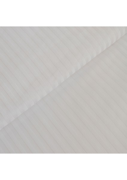 Vessa 120 Tel %100 Pamuk Saten Çift Kişilik Nevresim Takımı Çizgili Beyaz fırsatları