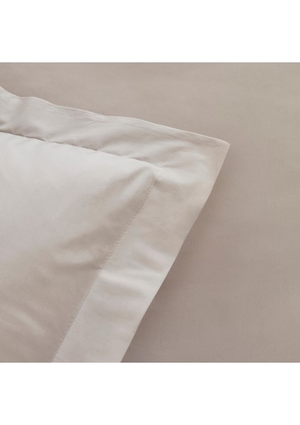 White Collection Ina Çift Kişilik Percale Nevresim Takımı Açık Gri indirimleri