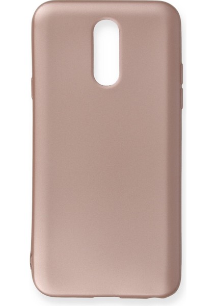 Lg Q7 Kılıf Premium Rubber Silikon - Rose Gold 13