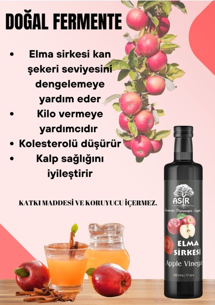 Doğal Elma Sirkesi 500 Ml. fiyatları