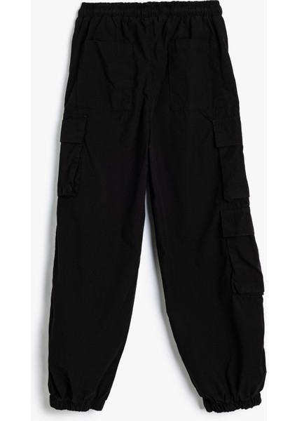 Jogger Paraşüt Pantolon Cepli Beli Bağlamalı Pamuklu fiyatları