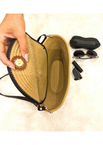 Tasarım Kol ve Omuz Çantası El Işi Kalın Yıkanabilir Kaliteli Kordon Ip Jüt Çanta modelleri