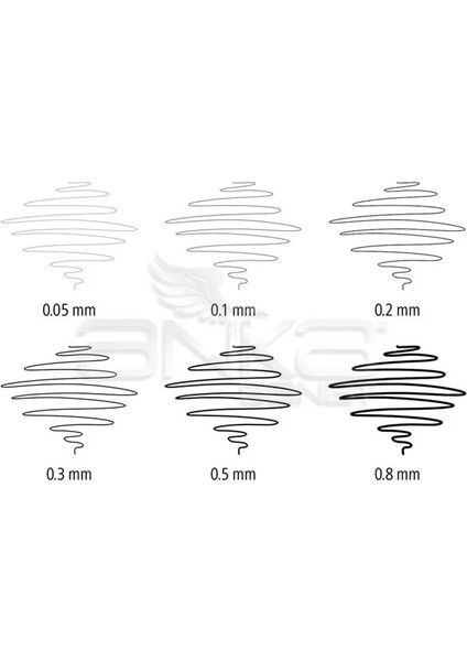 Pigment Liner Siyah Çizim Kalemi 4+2 Set modelleri