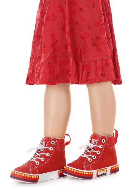 Gamel Günlük Lastikli Kız Çocuk Bot Ayakkabı Kırmızı fiyatları