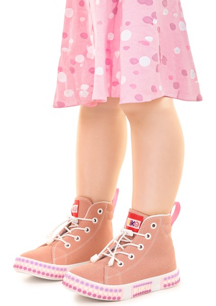 Gamel Günlük Lastikli Kız Bebek Bot Ayakkabı Pudra fiyatları