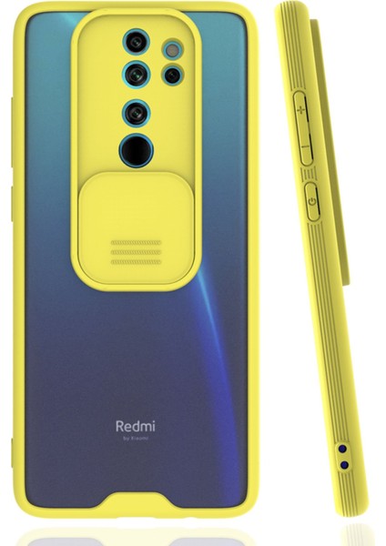 Xiaomi Redmi Note 8 Pro Kılıf Platin Kamera Koruma Silikon - Sarı 13