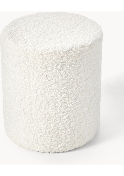 Mode Zoho Krem Teddy Kumaş Silindir Puf modelleri