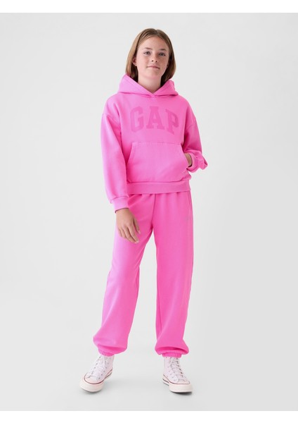 Kız Çocuk Pembe Gap Logo Jogger Eşofman Altı