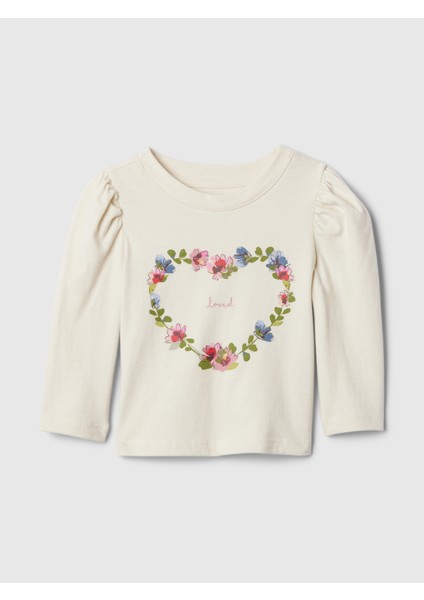 Kız Bebek Beyaz Mix & Match T-Shirt