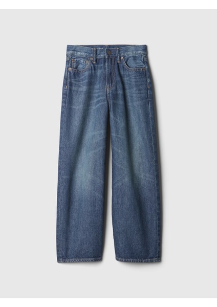 Erkek Çocuk Lacivert Baggy Jean Pantolon fiyatları