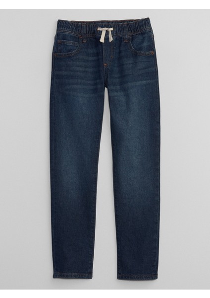 Erkek Çocuk Lacivert Slim Pull-On Washwell™ Jean Pantolon