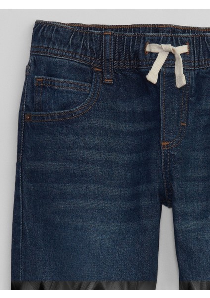 Erkek Çocuk Lacivert Slim Pull-On Washwell™ Jean Pantolon