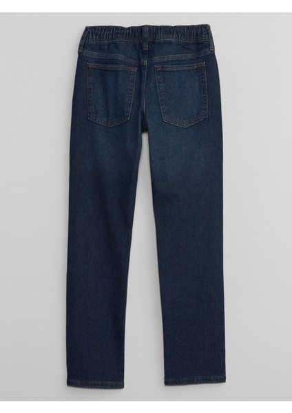 Erkek Çocuk Lacivert Slim Pull-On Washwell™ Jean Pantolon