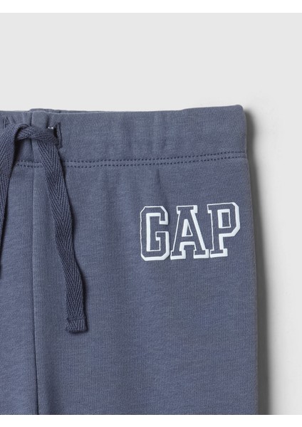 Erkek Bebek Mavi Gap Logo Jogger Eşofman Altı