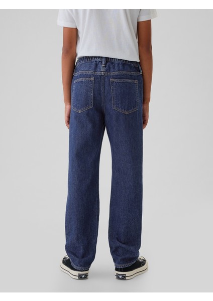 Erkek Çocuk Siyah Original Straight Pull-On Jean Pantolon fırsatları