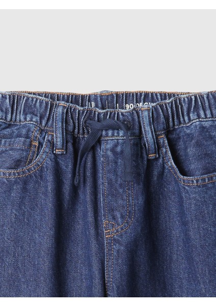 Erkek Çocuk Siyah Original Straight Pull-On Jean Pantolon