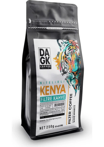 Filtre Kahve Kenya 250 gr Öğütülmüş