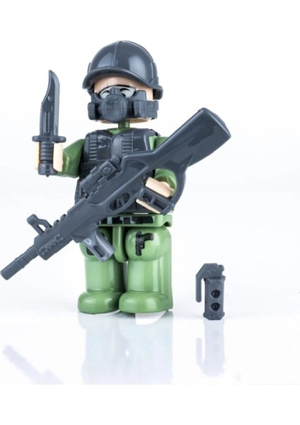 Özel Kuvvetler Mini Asker Figür Seti 8 cm Minifigür