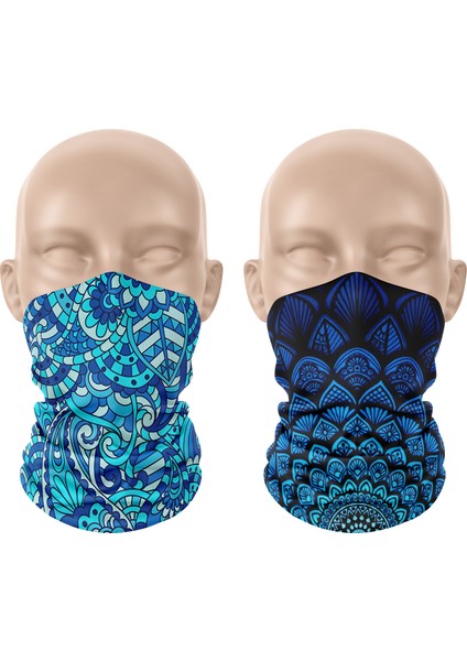 2'li Set Bandana Erkek Bandana Kadın Bandana Motosiklet Bandana Boyunluk Balaklava Outdoor Maske modelleri