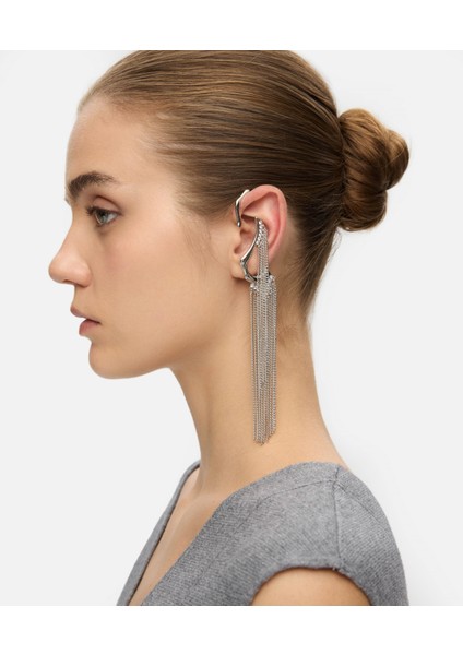 Sallantılı Metal Ear Cuff