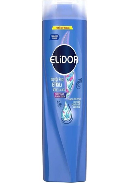 400ML Şampuan Kepeğe Karşı 2si 1 Arada