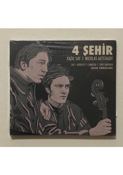 Fazıl Say 4 Şehir CD (Jelatininde Sıfır Orjnal Dönem Baskı Cd)