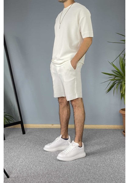 Oversize Şort T-Shirt Takım