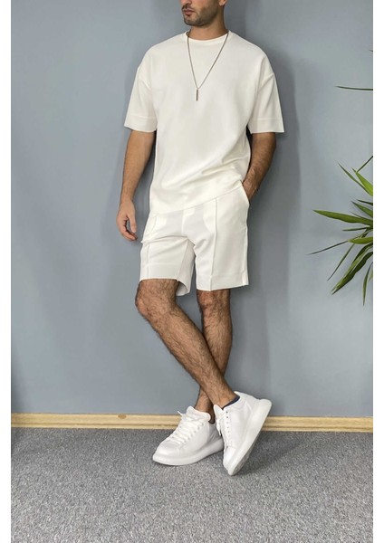 Oversize Şort T-Shirt Takım