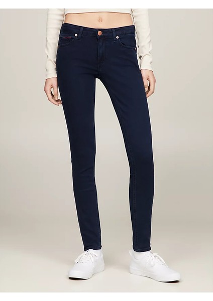 Tommy Hilfiger Kadın Sophıe Düşük Bel Skinny Fit Pantolon - Denim