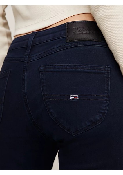 Tommy Hilfiger Kadın Sophıe Düşük Bel Skinny Fit Pantolon - Denim