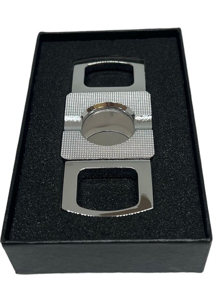 Metal Premium Paslanmaz 54 Ring Çelik Puro Makası Kesicisi