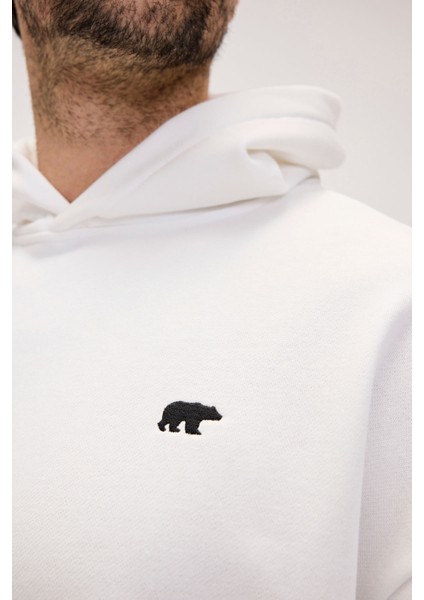 Bad Bear Drake Os Erkek Beyaz Sweatshirt 24.02.12.014-C04