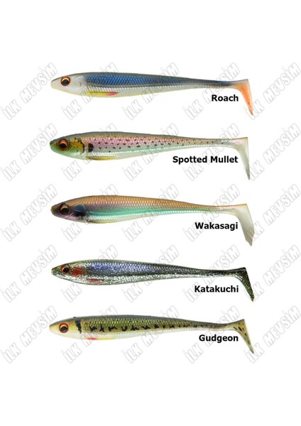 Duckfin Shad Combo Mix 13CM Silikon Yem