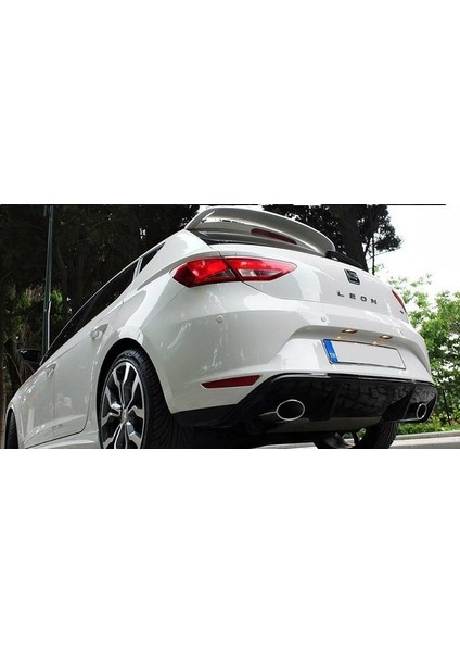 Seat Leon Mk3 Difüzör Style St Çıkışsız 2012-2016 Parlak Siyah