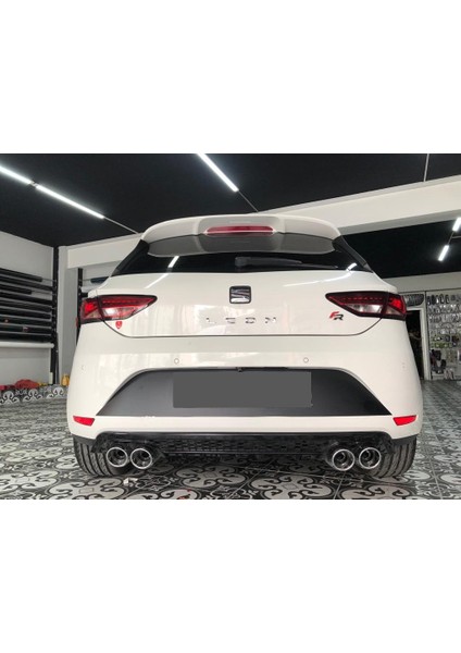 Seat Leon Mk3 Difüzör Style St Çıkışsız 2012-2016 Parlak Siyah fırsatları