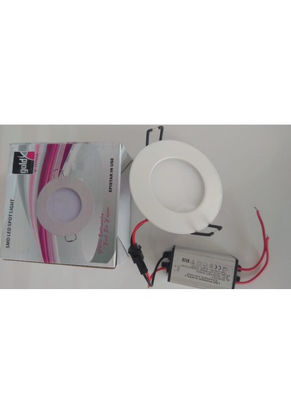 DS-185 ZE568 4,5W Yuvarlak Sıva Altı LED Spot