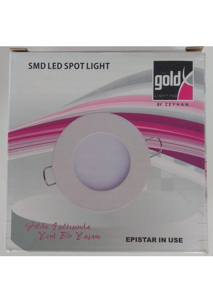 DS-185 ZE568 4,5W Yuvarlak Sıva Altı LED Spot