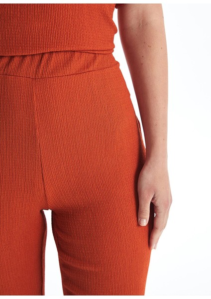 Lcwaıkıkı Basic Kadın Beli Lastikli Düz Pantolon modelleri