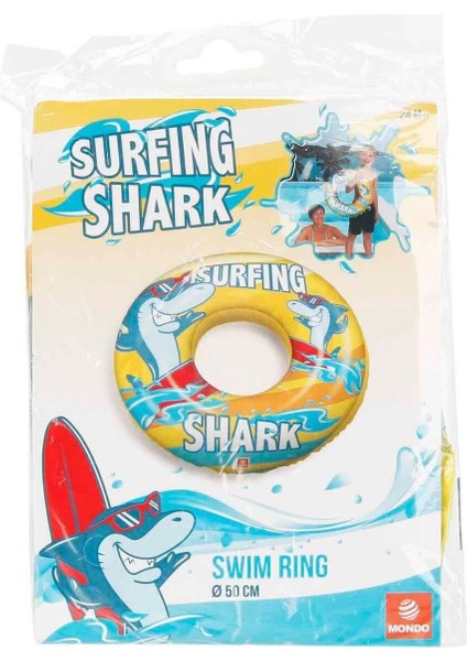 Çok Renkli Surfing Shark Can Simidi 50 cm