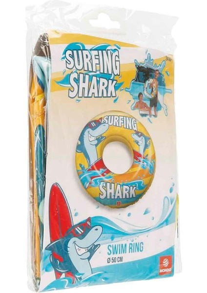 Çok Renkli Surfing Shark Can Simidi 50 cm