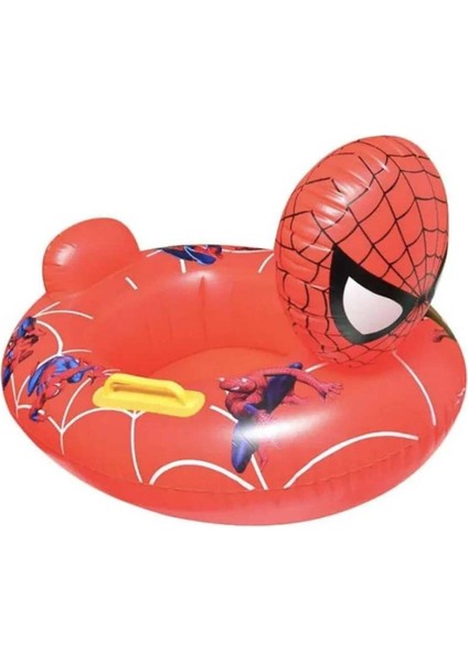 Kırmızı Baby Boat Bebek Deniz Simidi Örümcek Adam - Spiderman Deniz Simidi - Can Simidi-0-3 Yaş