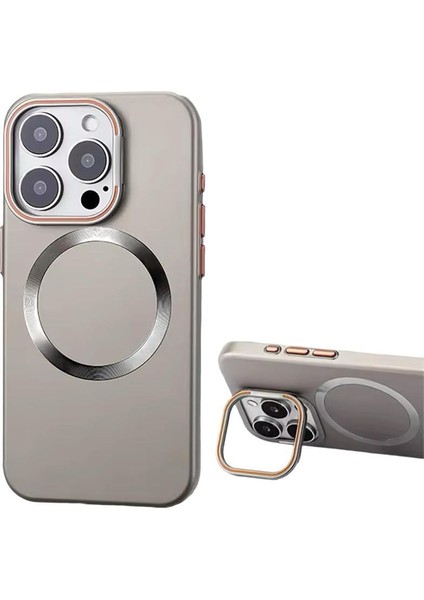 iPhone 15 Pro Max Kılıf Matte Magsafe Pc Pth Kapak