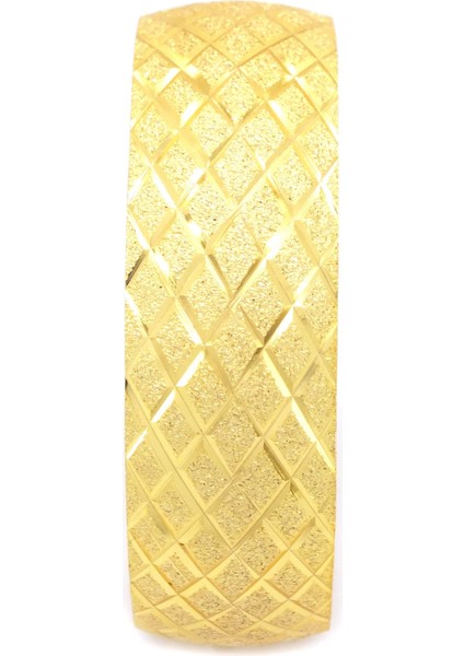 Bz 22 Ayar Altın Kaplama Baklava Desen Bilezik 2 cm BLZ-3035 fırsatları