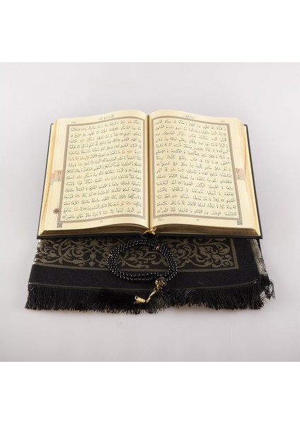 Kur'an-ı Kerim - Ahmed Hüsrev Altınbaşak - Seccade - Tesbih Seti - Desenli Kutu - ORTA Boy fırsatları