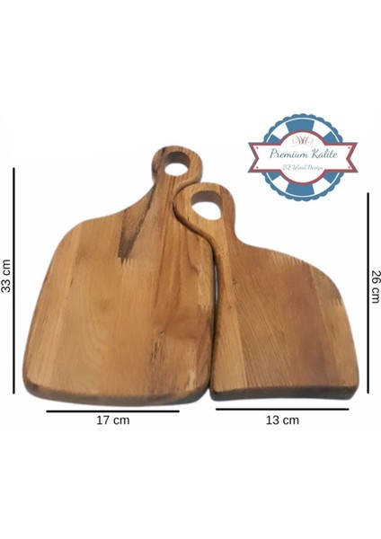 Doğal Ahşap Kesme Tahtası Premium Kalite Sevgili Model Sunum Tahtası fırsatları